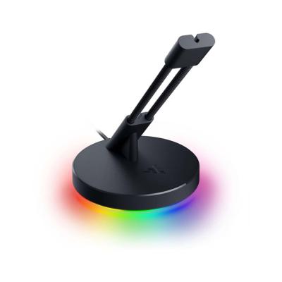 Держатель провода мыши, Razer, Mouse Bungee V3 Chroma, RC21-01520100-R3M1, Пластик, Нескользящие ножки, Подсветка основания Razer Chroma, Черный