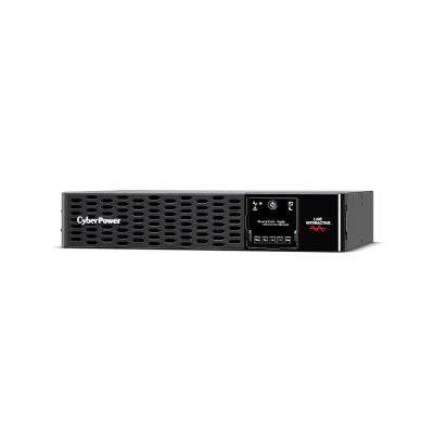 Источник бесперебойного питания, CyberPower, PR1000ERTXL2U, Мощность 1000ВА/1000Вт, PR-серия, Линейно-интерактивный, Стоечный 2U, ЖК, Smart/USB/RS-232, Диапазон работы AVR:151-302В, Бат.блок1 шт., Вых: 10xIEC C13, Чёрный